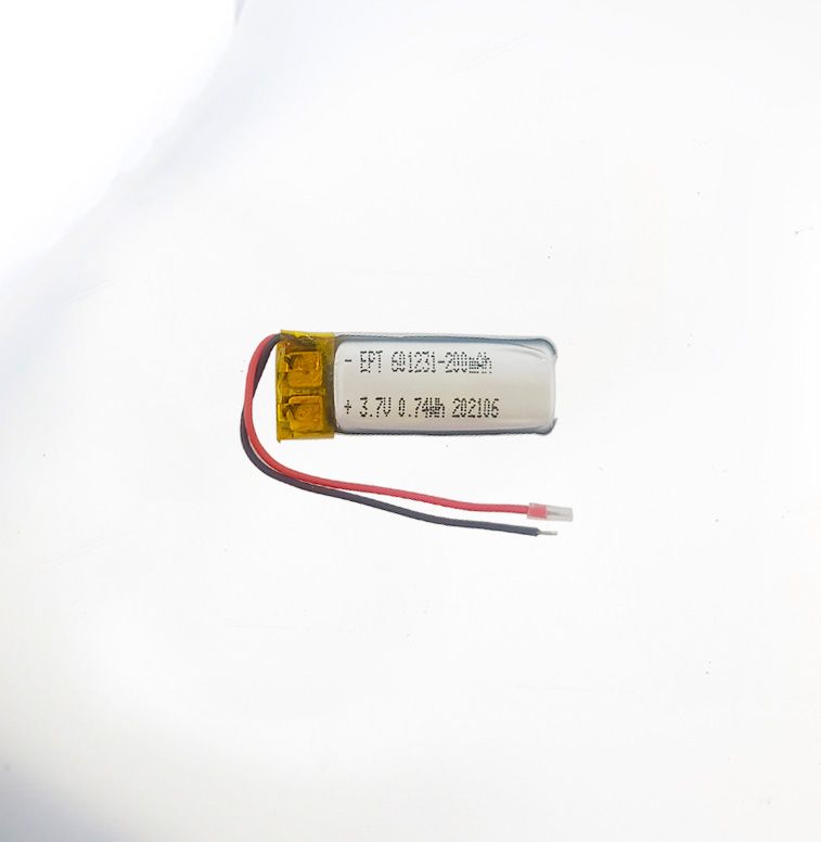 3.7V  601231 200mAh 耳機聚合物鋰電池 3.7V  601231 200mAh 耳機聚合物鋰電池