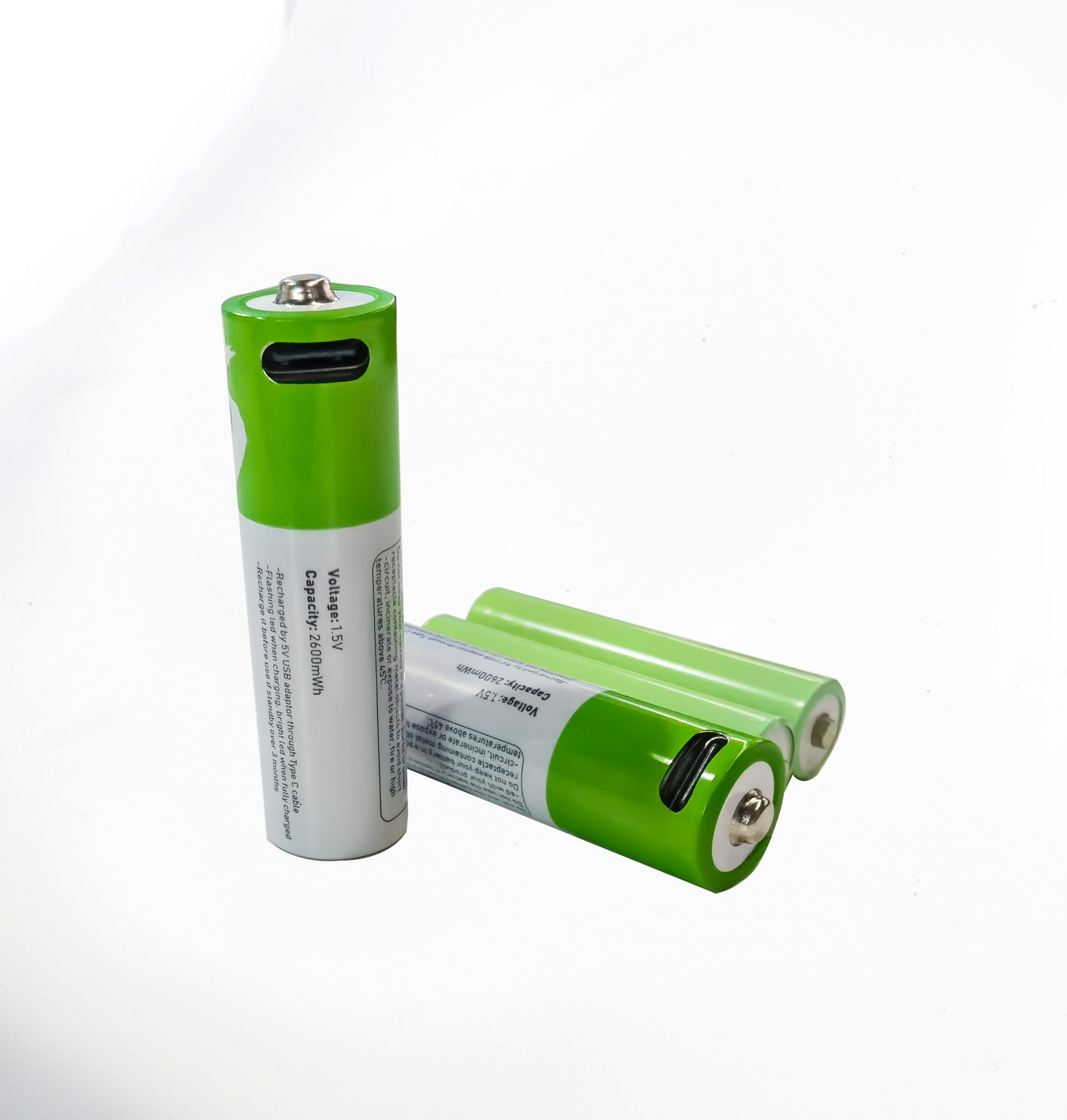 1.5V  2600mWh AA 帶Type-c口充電 1.5V  2600mWh AA 帶Type-c口充電